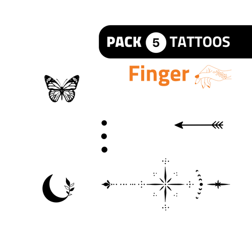 Vinger tatoeage