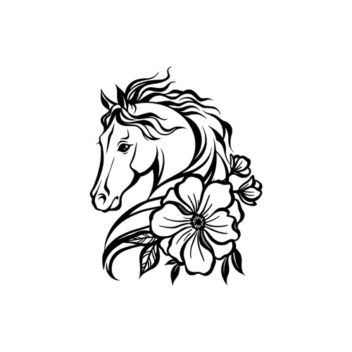 Bloemenpaard