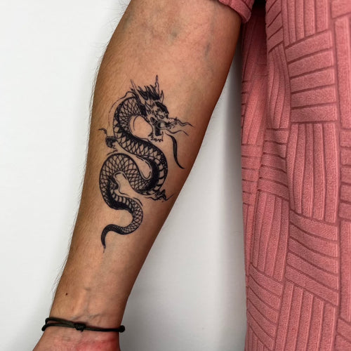tatouage ephemere dragon pour homme et garcon