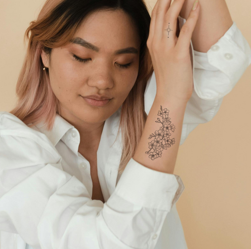 Kersenbloesem tattoo