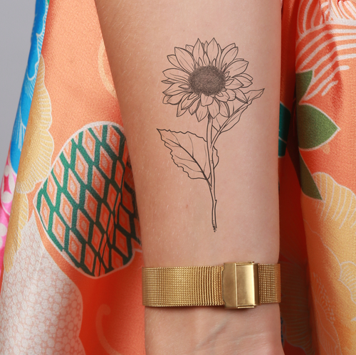Zonnebloem tattoo