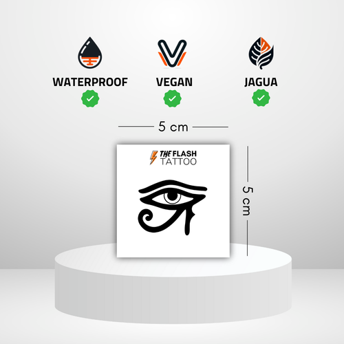 Tatouage oeil horus symbole de protection égyptien