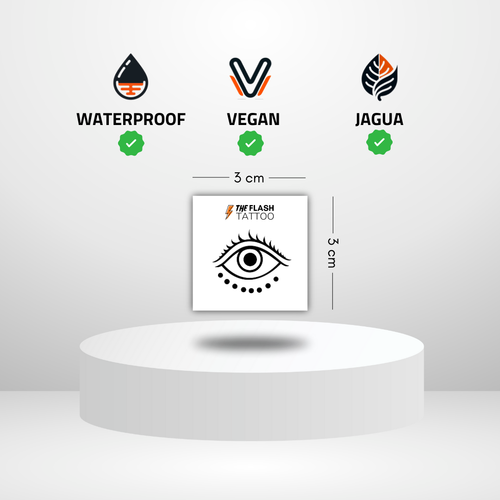 tatouage oeil de protection minimaliste idéal pour poignet et main