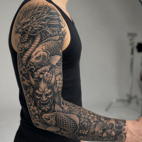 Japon sleeve