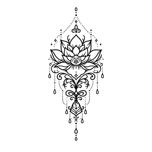 Lotus mandala sacré