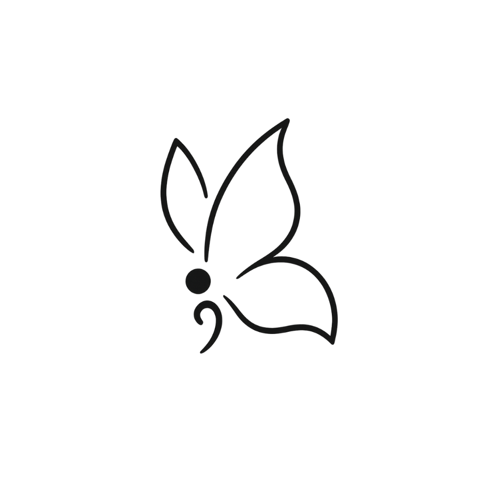 Papillon point virgule