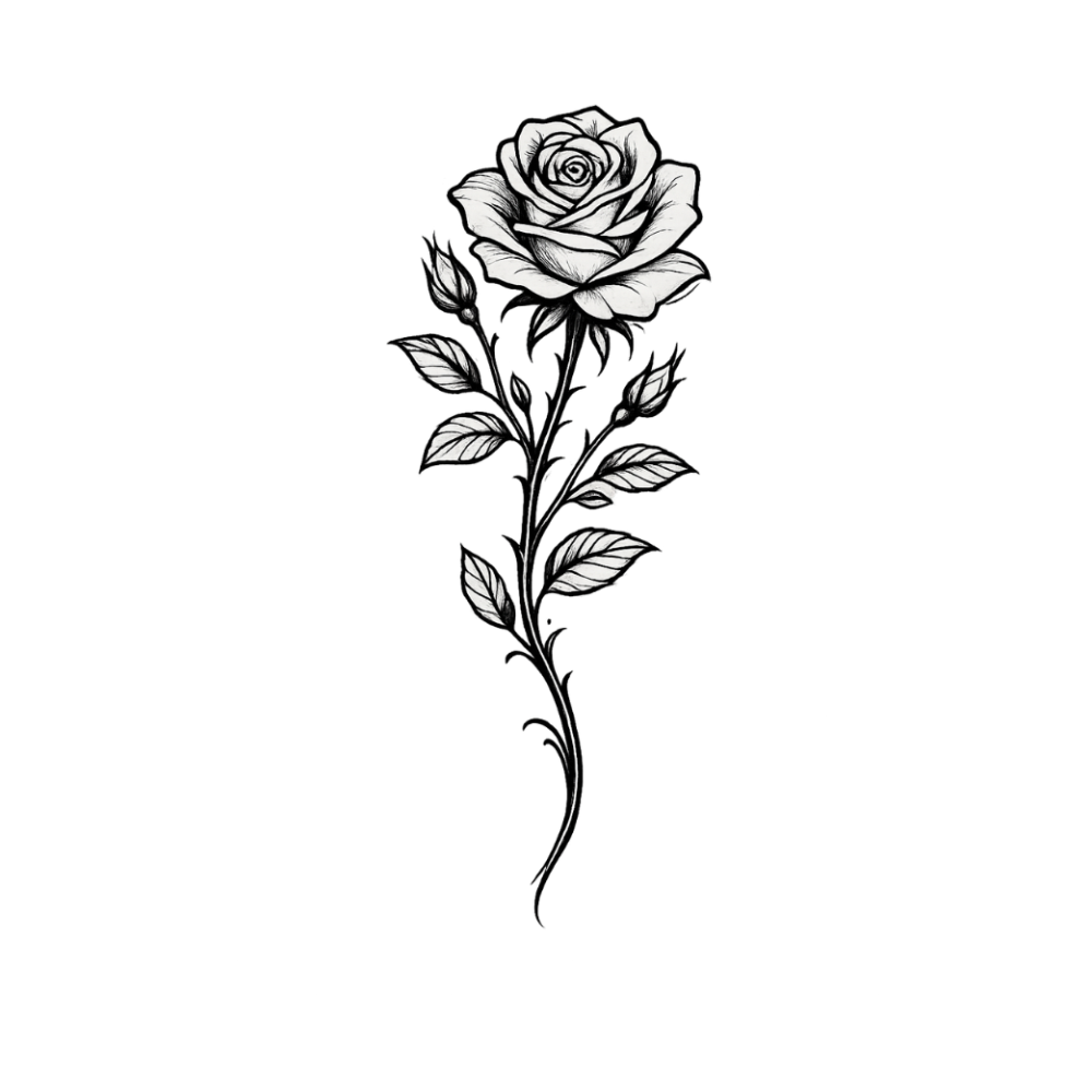 Rose minimaliste