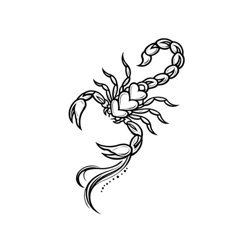 Scorpion coeur