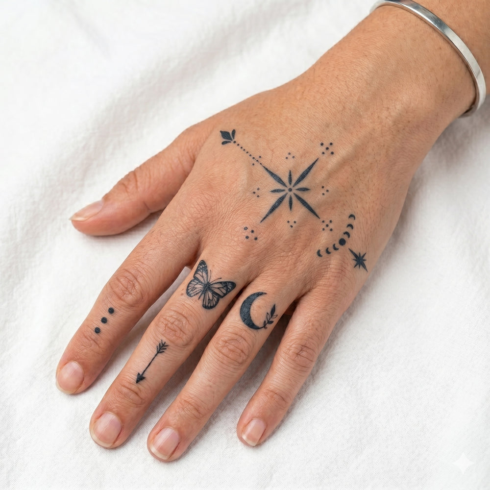 Vinger tatoeage