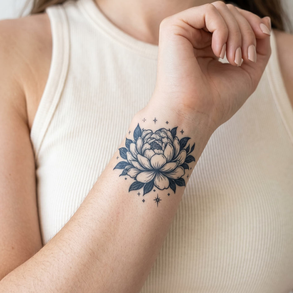 Tatouage dahlia